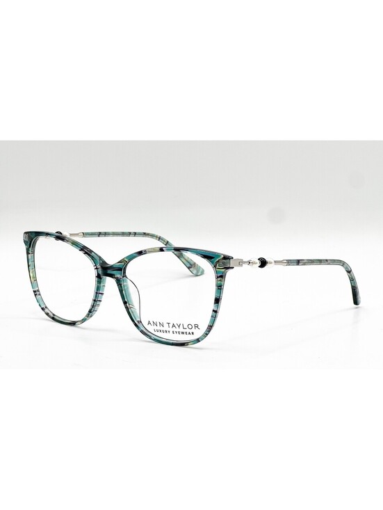 Ann Taylor Accessories - Ann Taylor At021 C02 Emerald Horn Authentic Eyeglasses 52-15-135